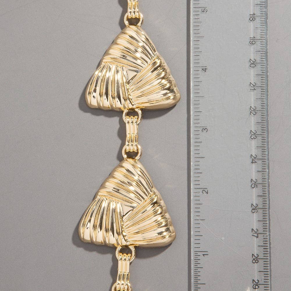 Triangle Link Chain Belt