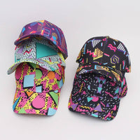 Geo Print Baseball Cap