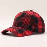 Plaid Baseball Cap
