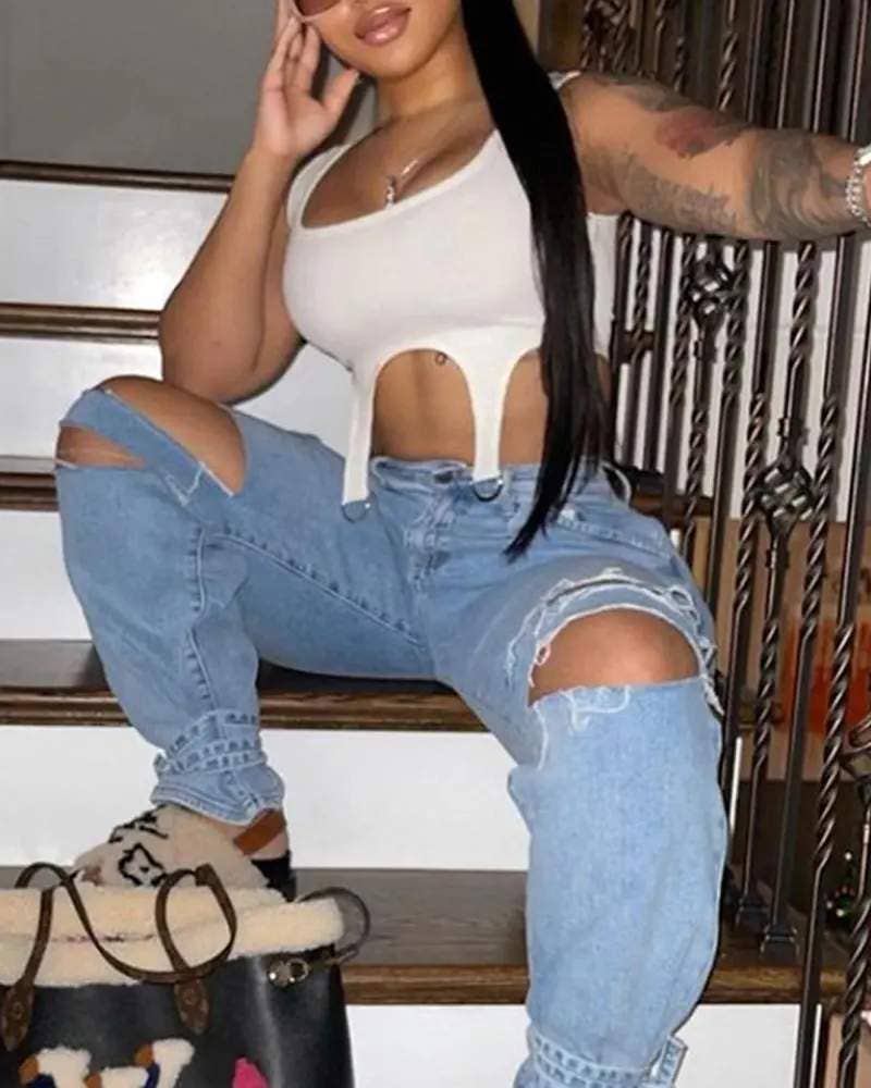 Crop tank top
