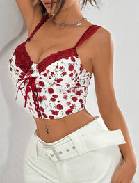 Floral Bustier Top