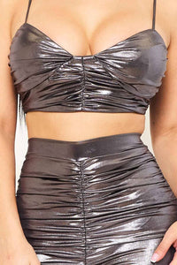 FOIL TOP or BELL PANT