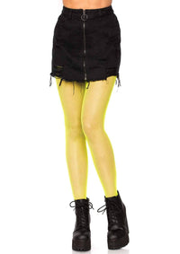 Risa Nylon Fishnet Tights: Neon Pink / One Size
