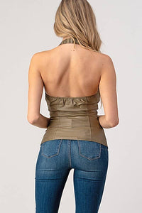 Military Halter Top