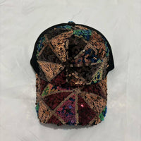Sequin baseball cap