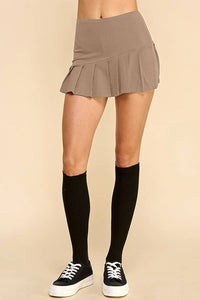PLEATED SKORT