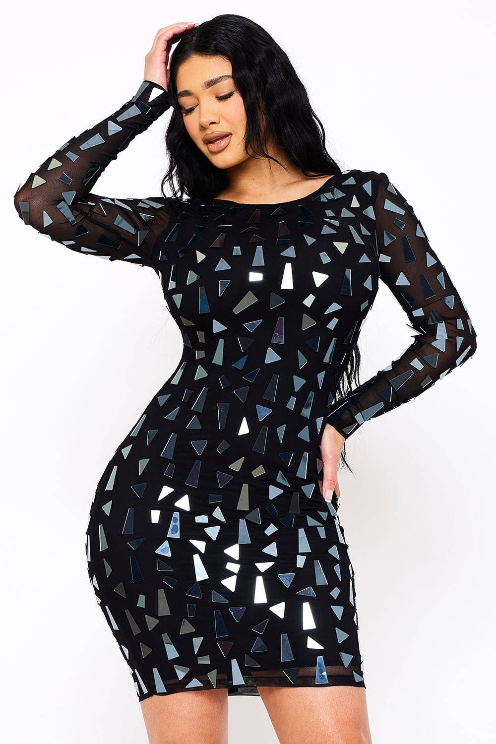 MIRROR PIECES DRESS