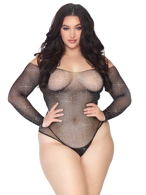 Queen Rhinestone Bodysuit