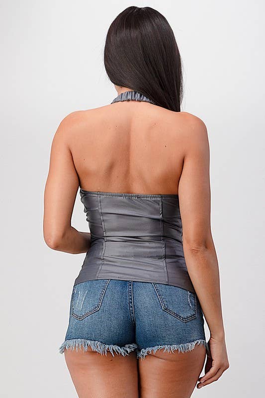 Military Halter Top