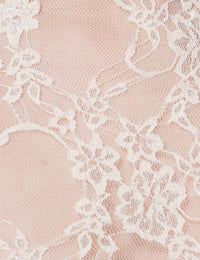 Turtle Neck Sheer Lace Top