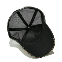 Party sequin leopard hat baseball cap