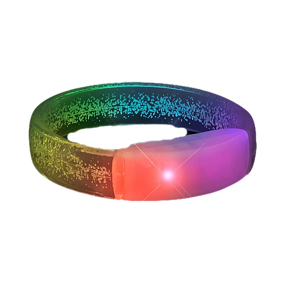 Bubble Bangle Bracelet Multicolor Slow Changing LEDs