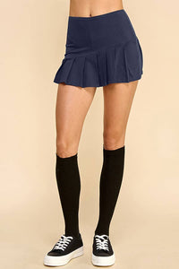PLEATED SKORT