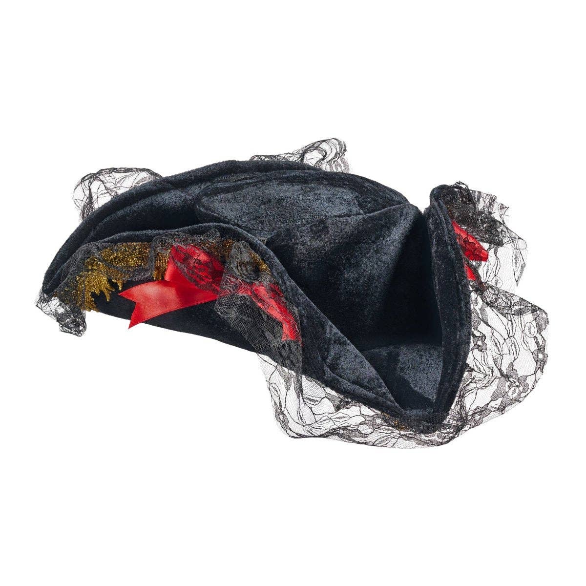 Lace Pirate  Costume Hat