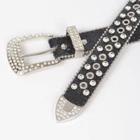 Rhinestone Multi Metal Glitter Belt
