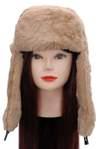 Fluffy Faux Fur Bomber Trapper Hat