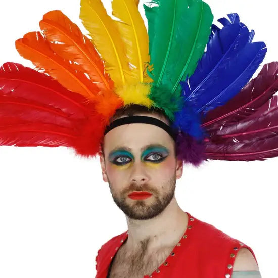 Rainbow Feather Mohawk - Quills