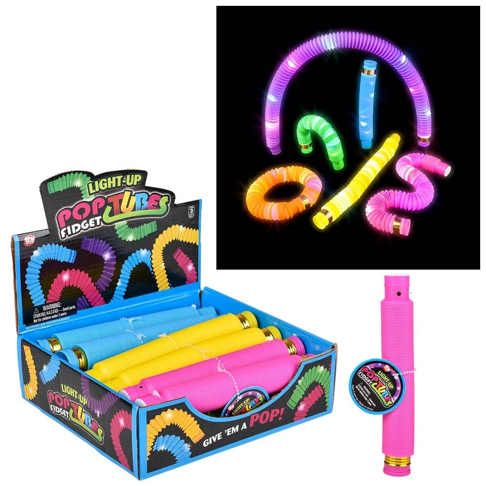 8" LIGHT-UP FIDGET TUBE