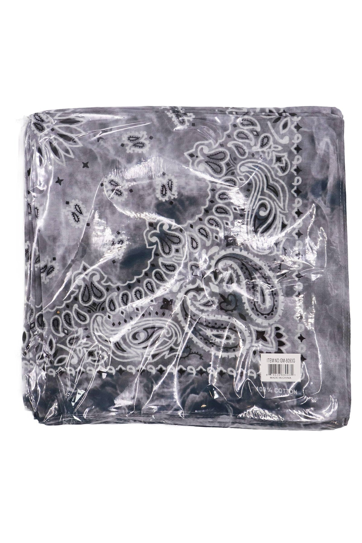 Paisley Tie Dye Marble Gradient Cotton Bandana