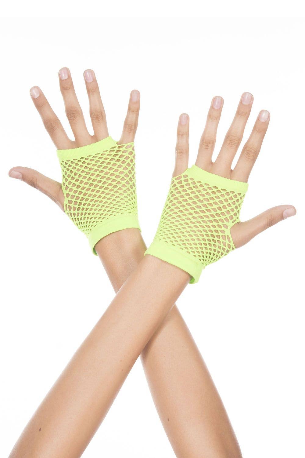 Thick Diamond Net Gloves