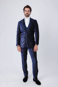 Men's Velvet Fabric Glitter Pant