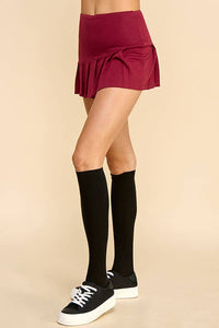 PLEATED SKORT