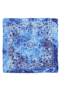 Paisley Tie Dye Marble Gradient Cotton Bandana