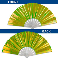 Iridescent Neon Green X-Large Fan