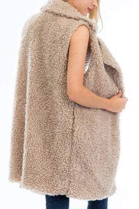 Shaggy Faux Fur Vest