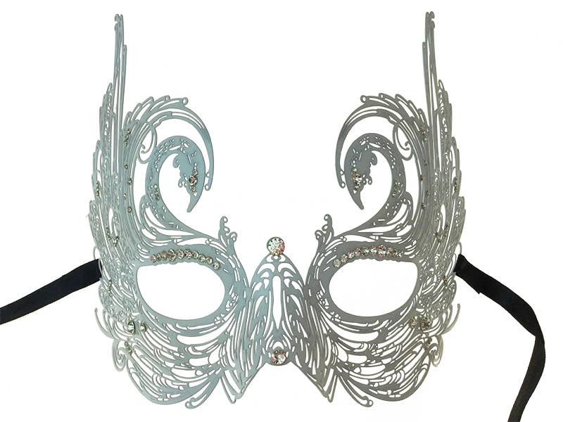 White Swan Laser Cut Masquerade