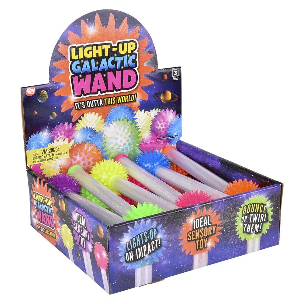LIGHT-UP GALACTIC WAND 9"