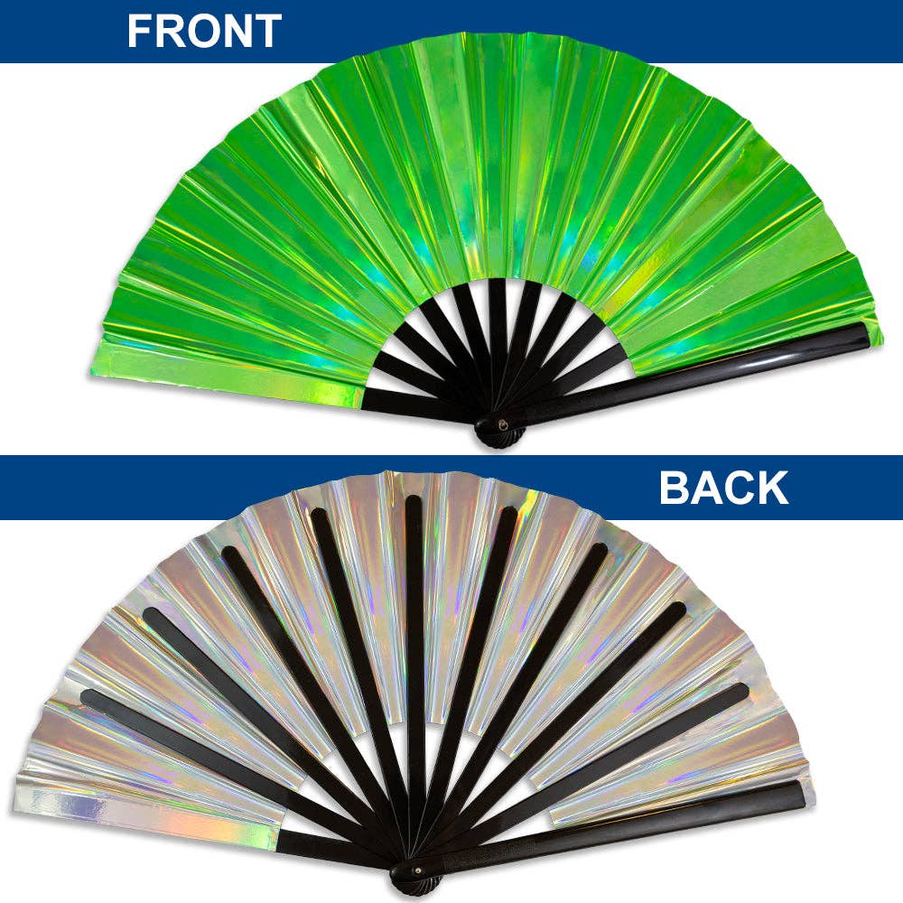 Metallic Teal X-Large Fan