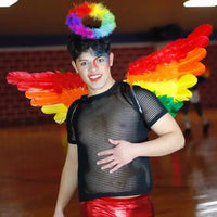 Marabou Feather Rainbow Halo