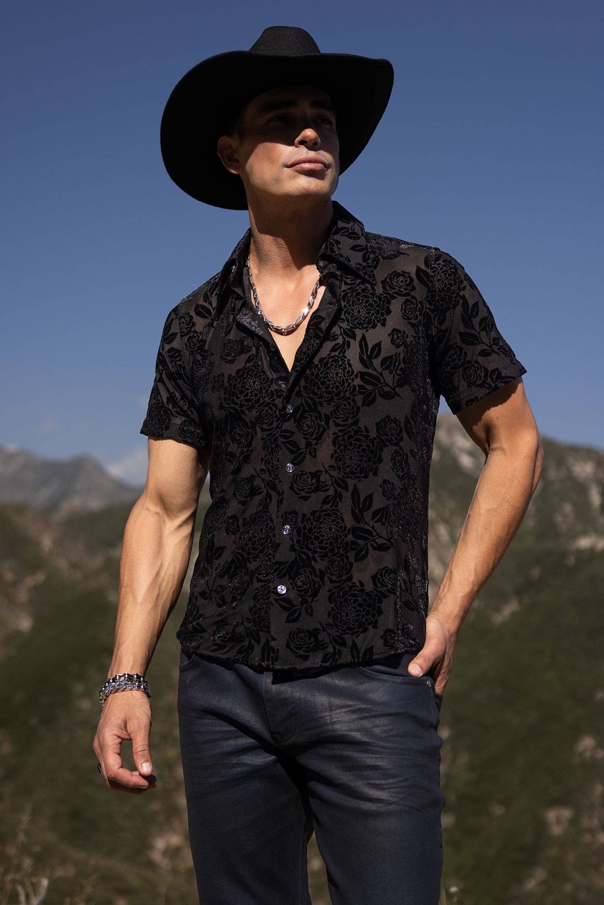 Ethereal Sheer Short Sleeve Shirt