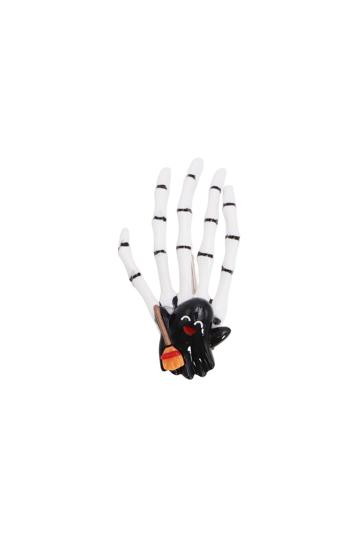 Halloween Skeleton Hands Resin Pinch Hair Clip