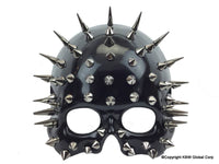 Black Spiked Skull Mask