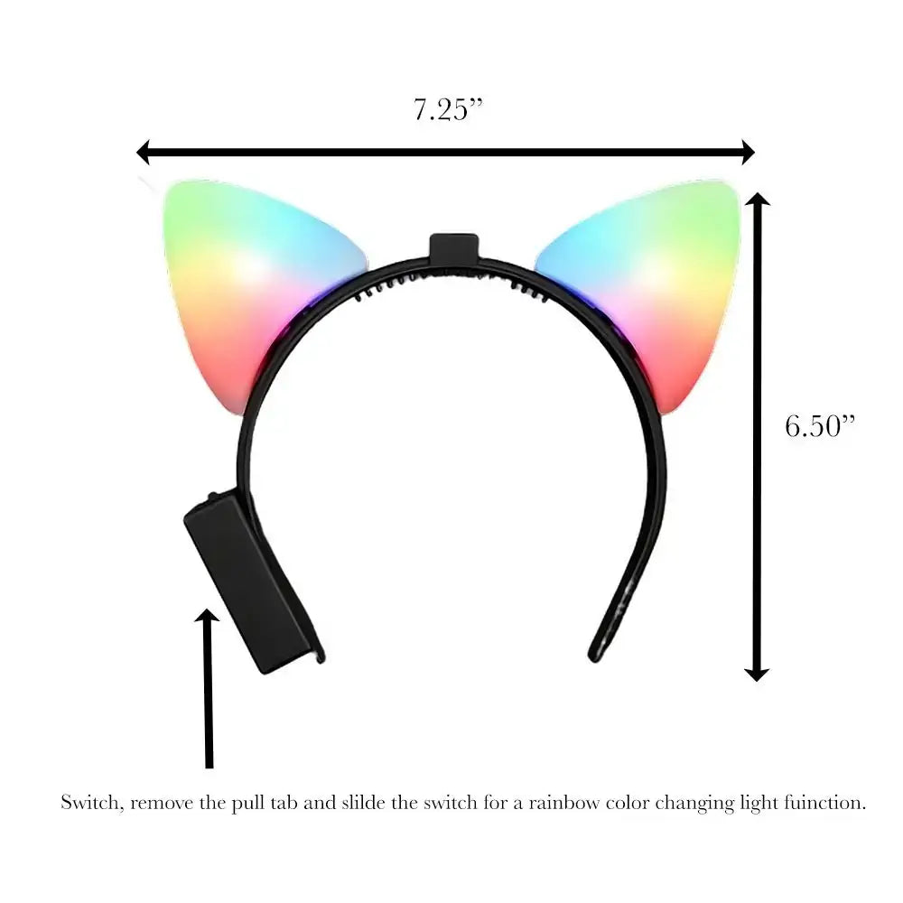 LED Animal Ears Color Change Headband