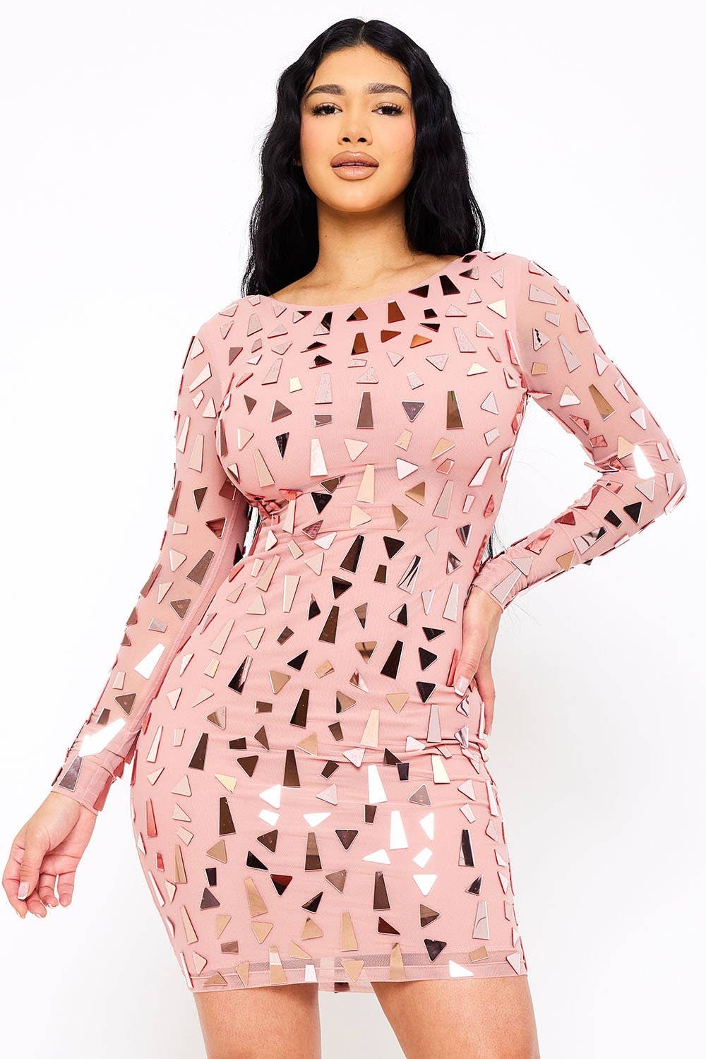 MIRROR PIECES DRESS