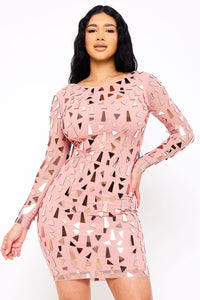 MIRROR PIECES DRESS