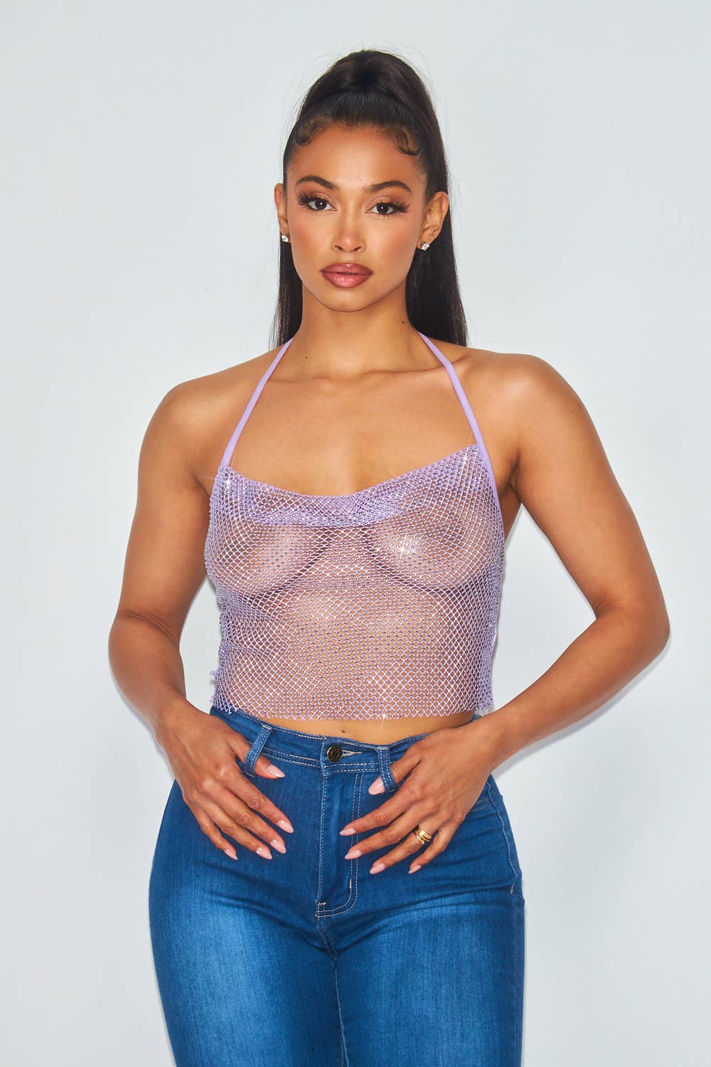Rhinestone Halter