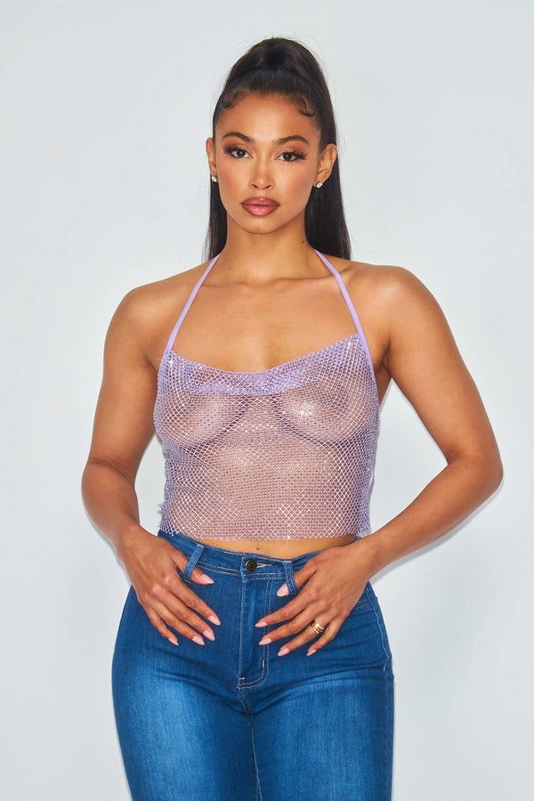 Rhinestone Halter
