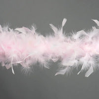 Chandelle Feather Boa - Lightweight - Light Pink