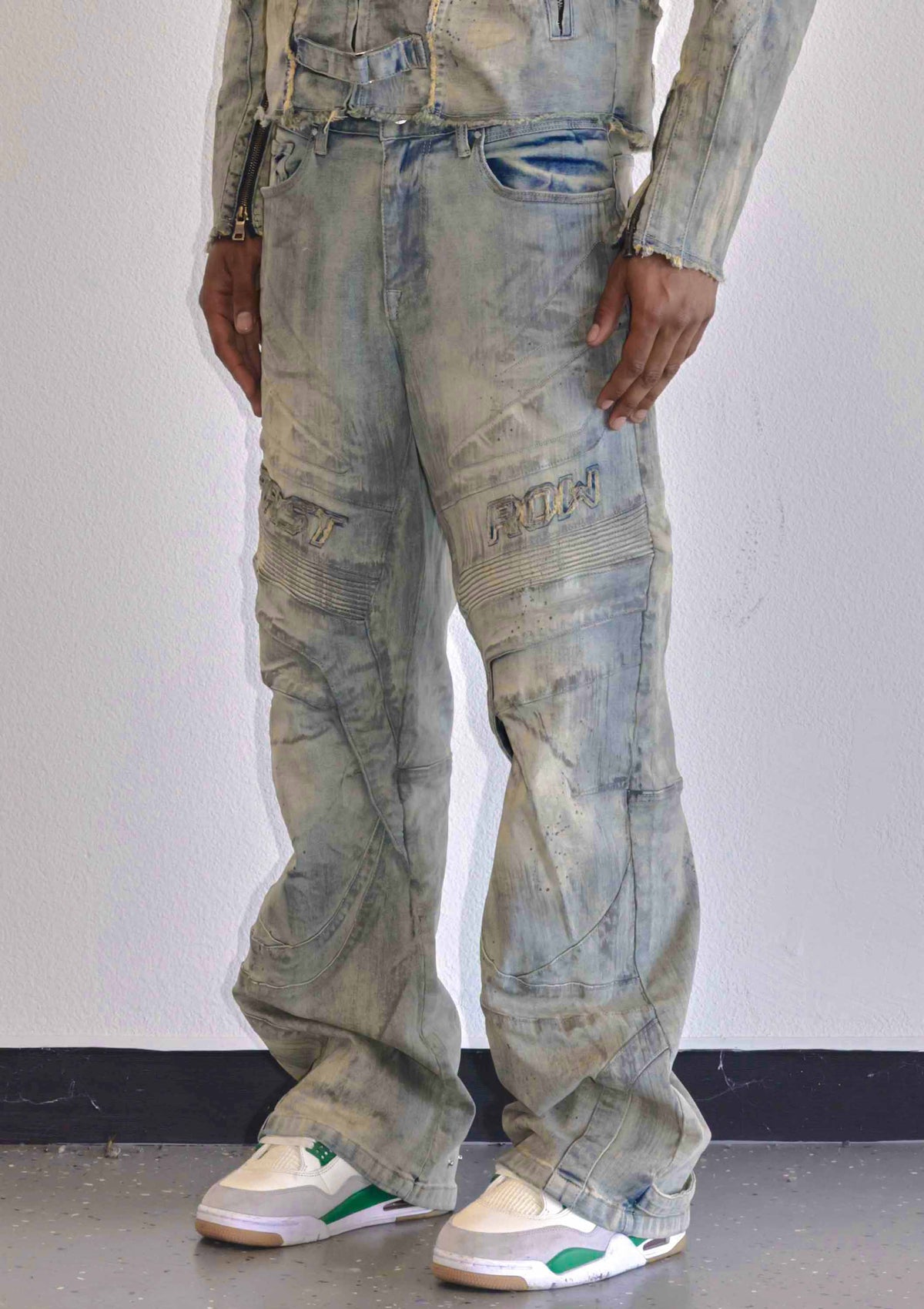 MOTOR RACING Y2K DENIM PANTS