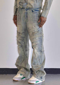 MOTOR RACING Y2K DENIM PANTS