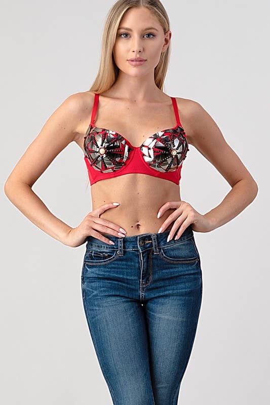 Mirror bullet Bra