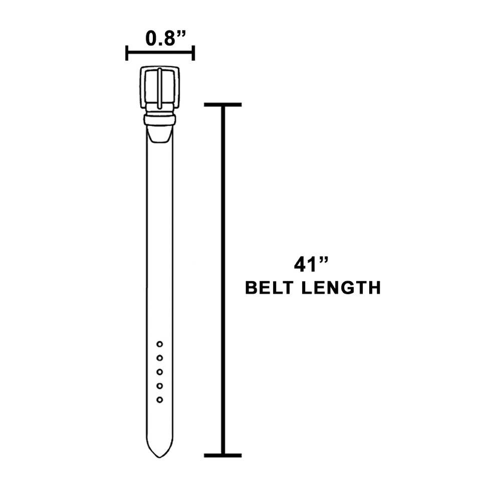 Wide Studded Vegan Leather With Chain Drape Belt