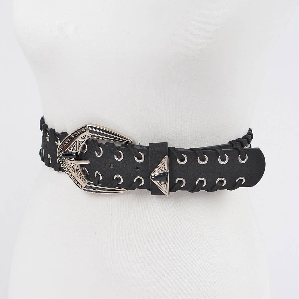 Multi Metal Eyelet Belt