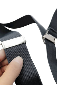 Slim Elastic Sweatband Clip-On Y-Back Suspenders