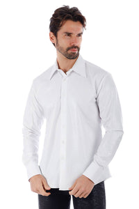 Men's Metallic Silver Shirt