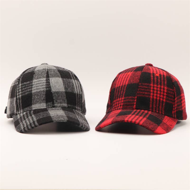 Plaid Baseball Cap